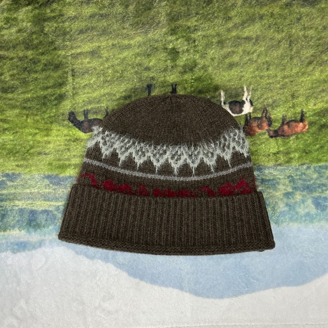 아모멘토 자카드 비니 상품이미지2