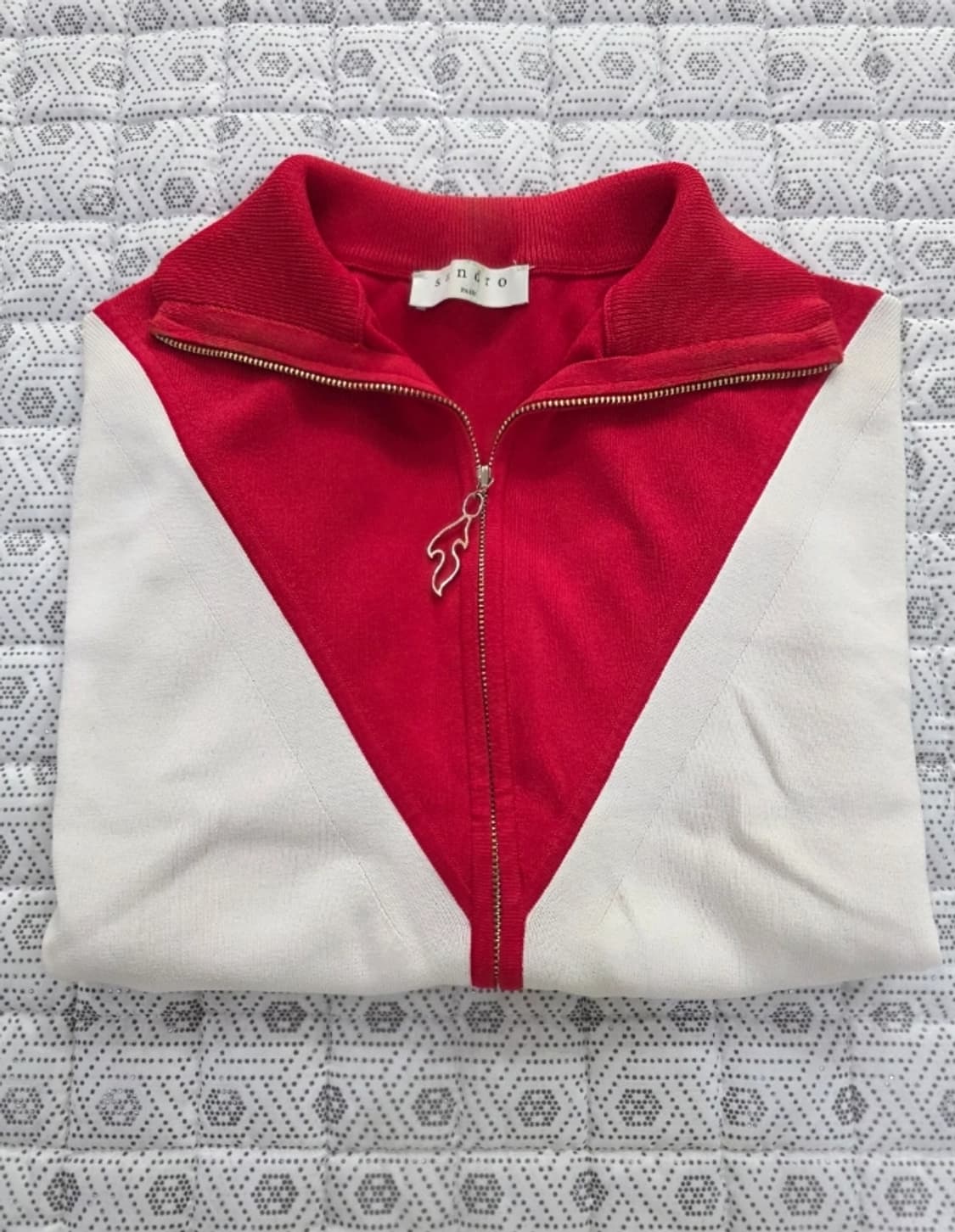 Sandro 산드로 투톤 집업 자켓 가디건 ~55 상품이미지4