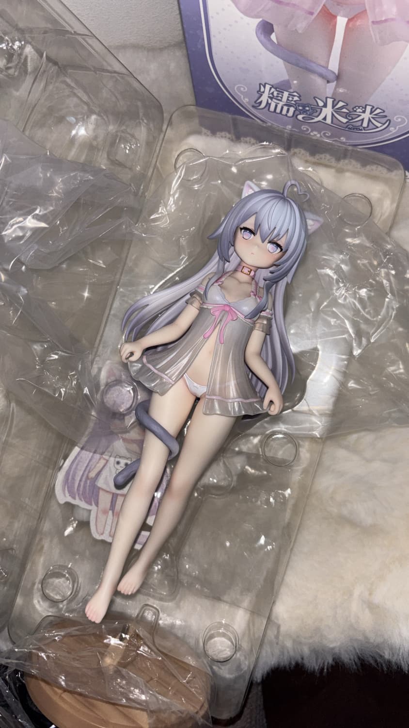 성몽관 1/7스케일 우리 집 작은 고양이 누오미미 미소녀 피규어  상품이미지2