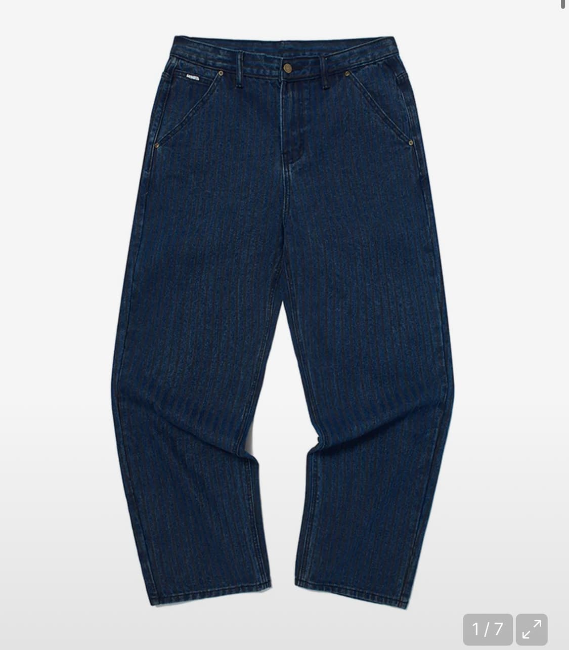 위캔더스 스트라이프 데님 팬츠 상품이미지3