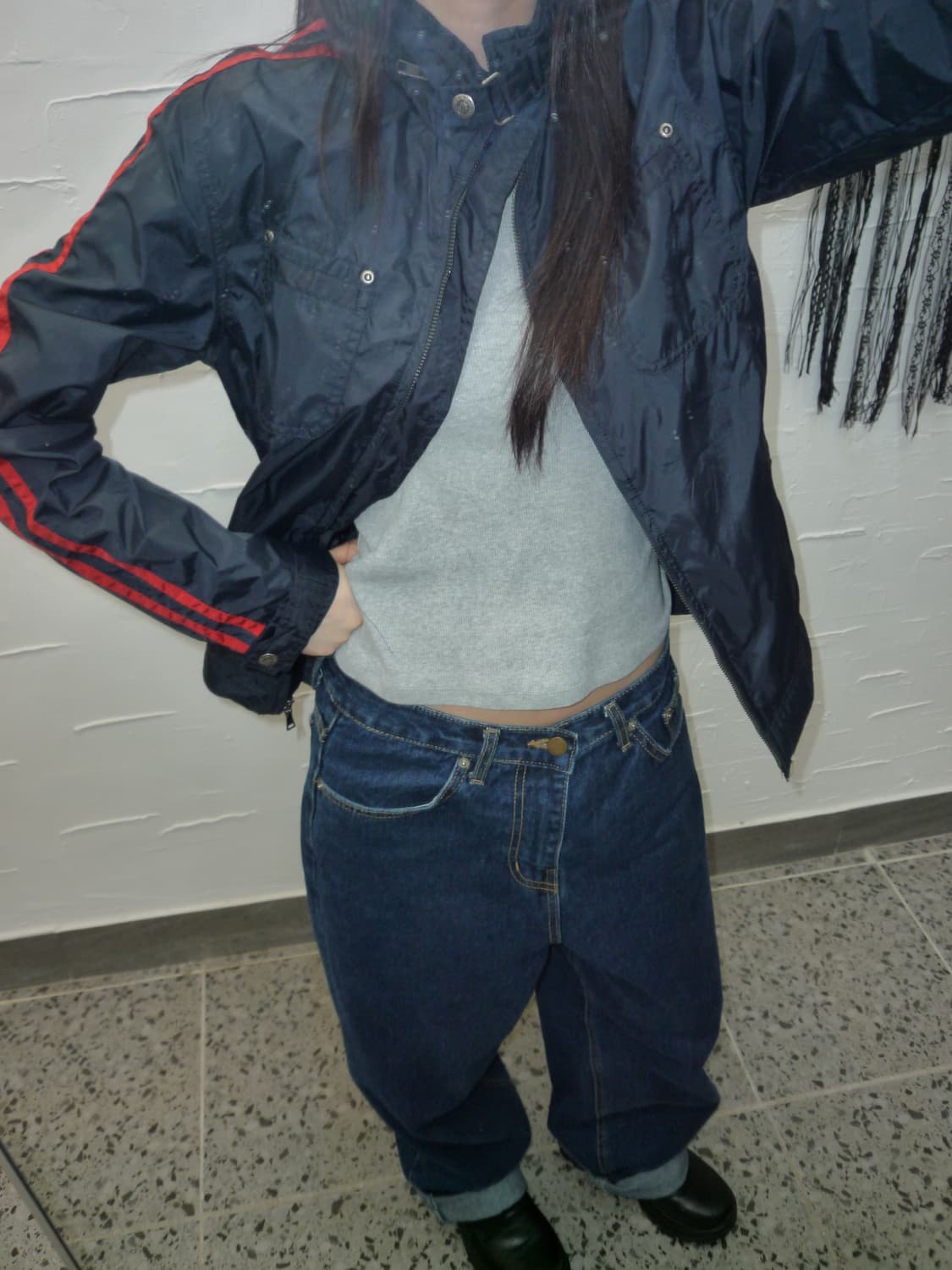 Red line windbreaker 상품이미지2