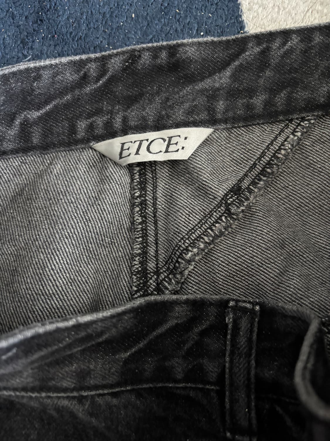 ETCE 버뮤다 데님 블랙 (M) 상품이미지3
