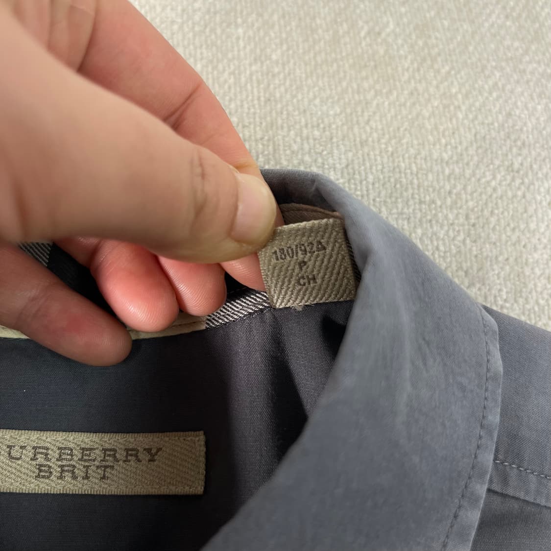 95 버버리 기마로고 코튼 셔츠 상품이미지4