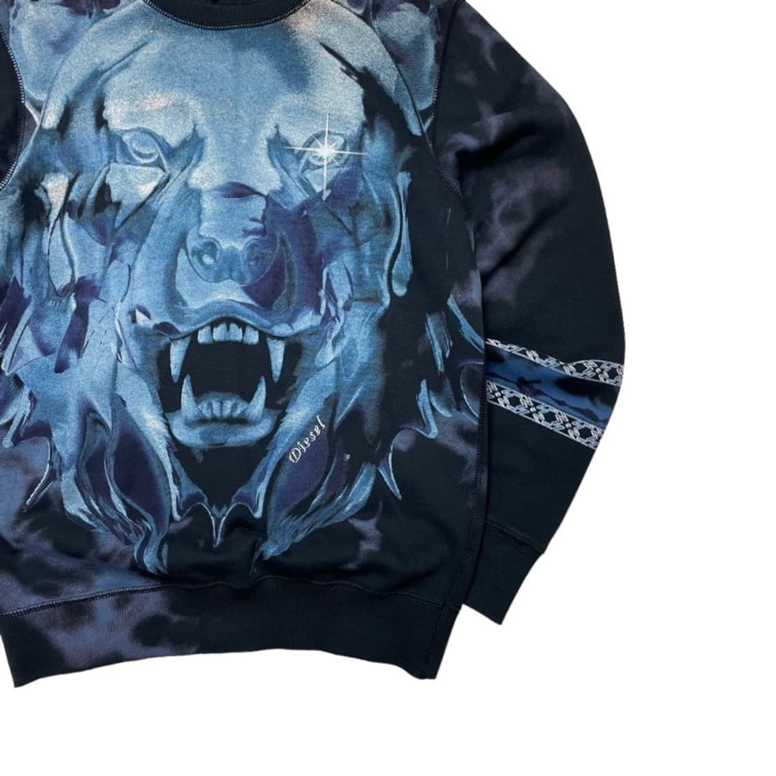 DIESEL 디젤 타이거 프린팅 스웻셔츠 상품이미지3