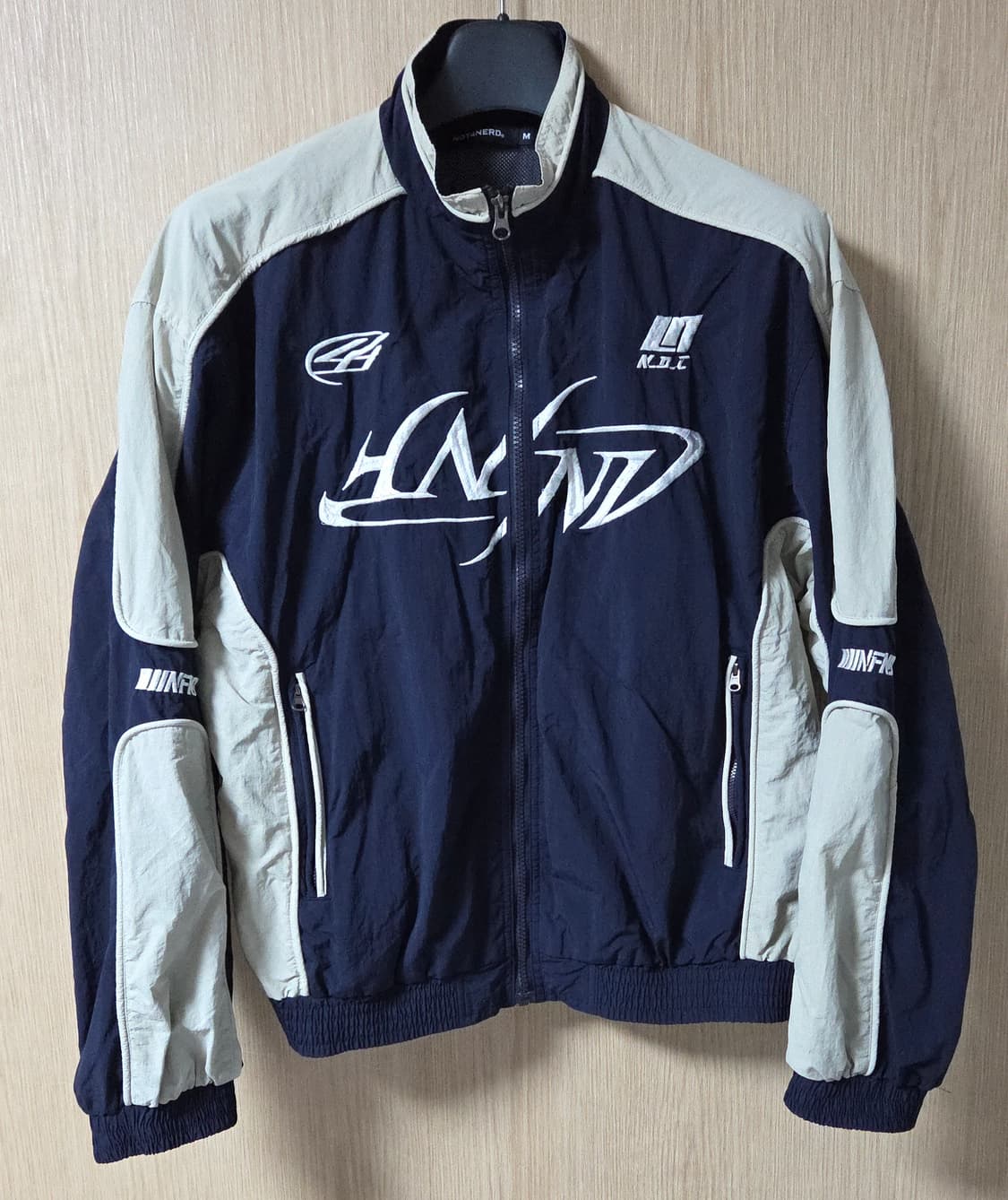 낫포너드 레이싱 우븐 바람막이 자켓 상품이미지1