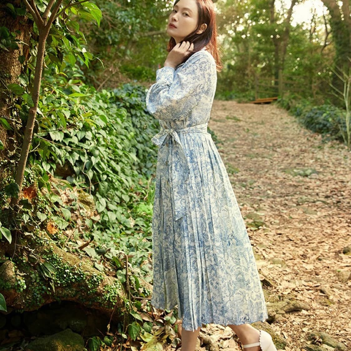 지스튜디오(g studio) 플리츠 원피스 55 새상품 상품이미지3