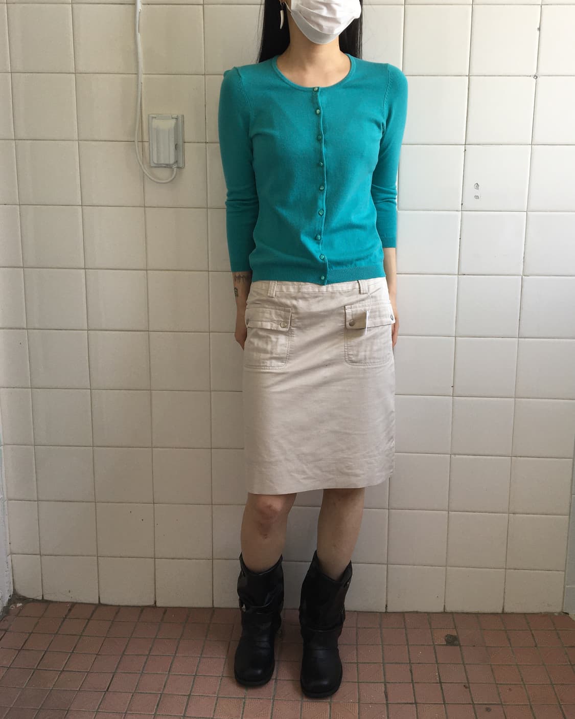 Pocket point midi skirt 상품이미지5