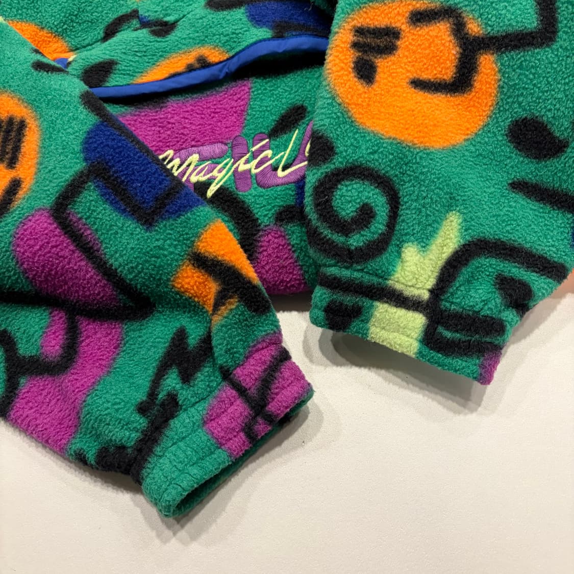 [XL] 90s 휠라 오리지널 빈티지 패턴 플리스 후리스 B718 상품이미지7