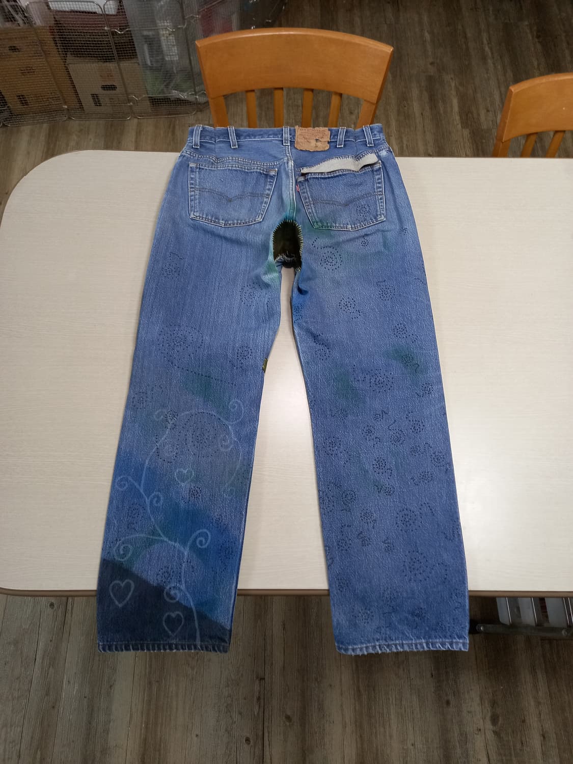 35 90's 리바이스501 USA RedPont 일자진 35-228 상품이미지2