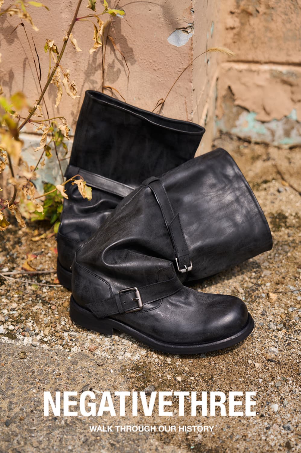 [새상품/당일배송] 네거티브쓰리 슬라우치 롱부츠 230, 네거티브쓰리부츠 상품이미지3