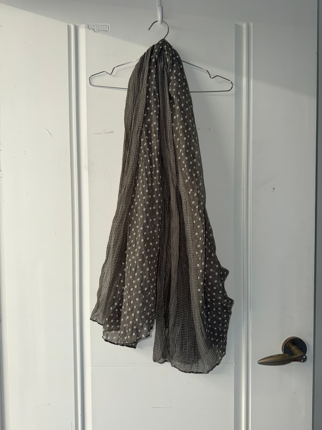 일본빈티지 모리 브라운 도트 머플러 상품이미지6