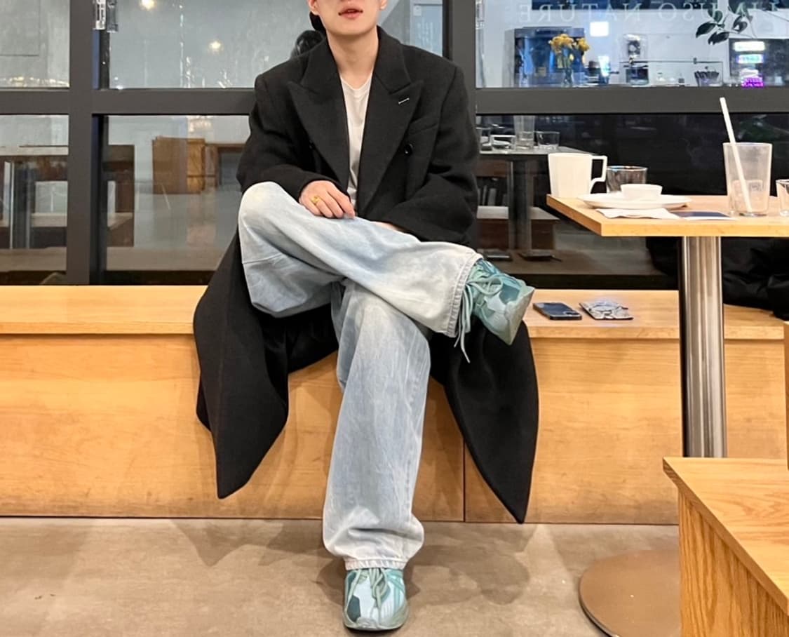 Iey 더블코트 다크그레이 m 상품이미지1