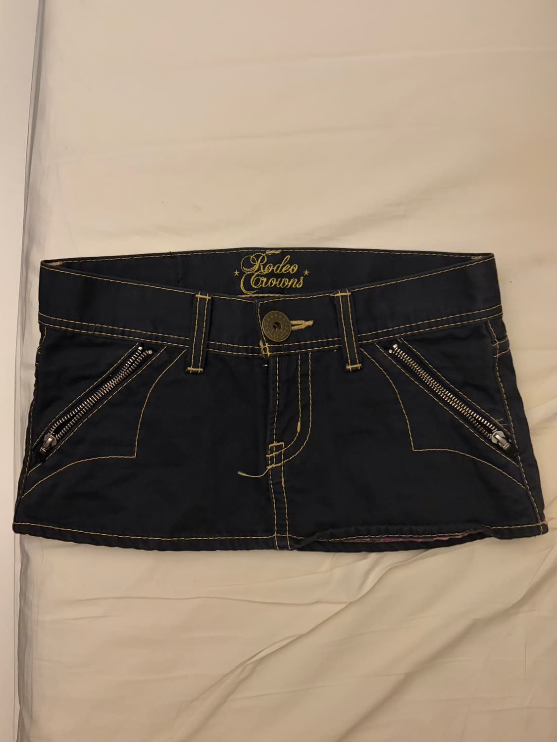 로우웨이스트 데님 스커트 상품이미지1