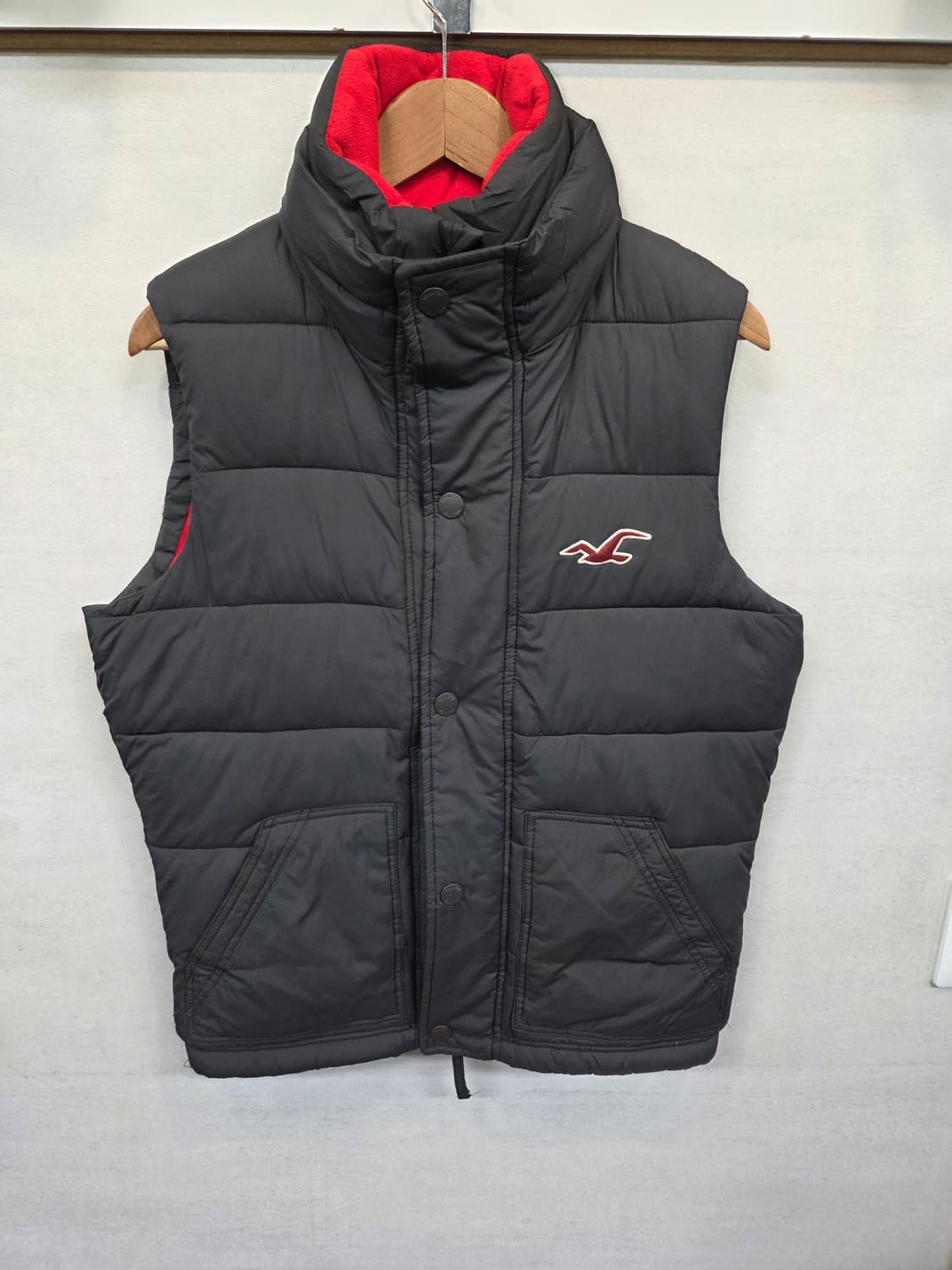 홀리스터 안감플리스 패딩조끼 s m 상품이미지1