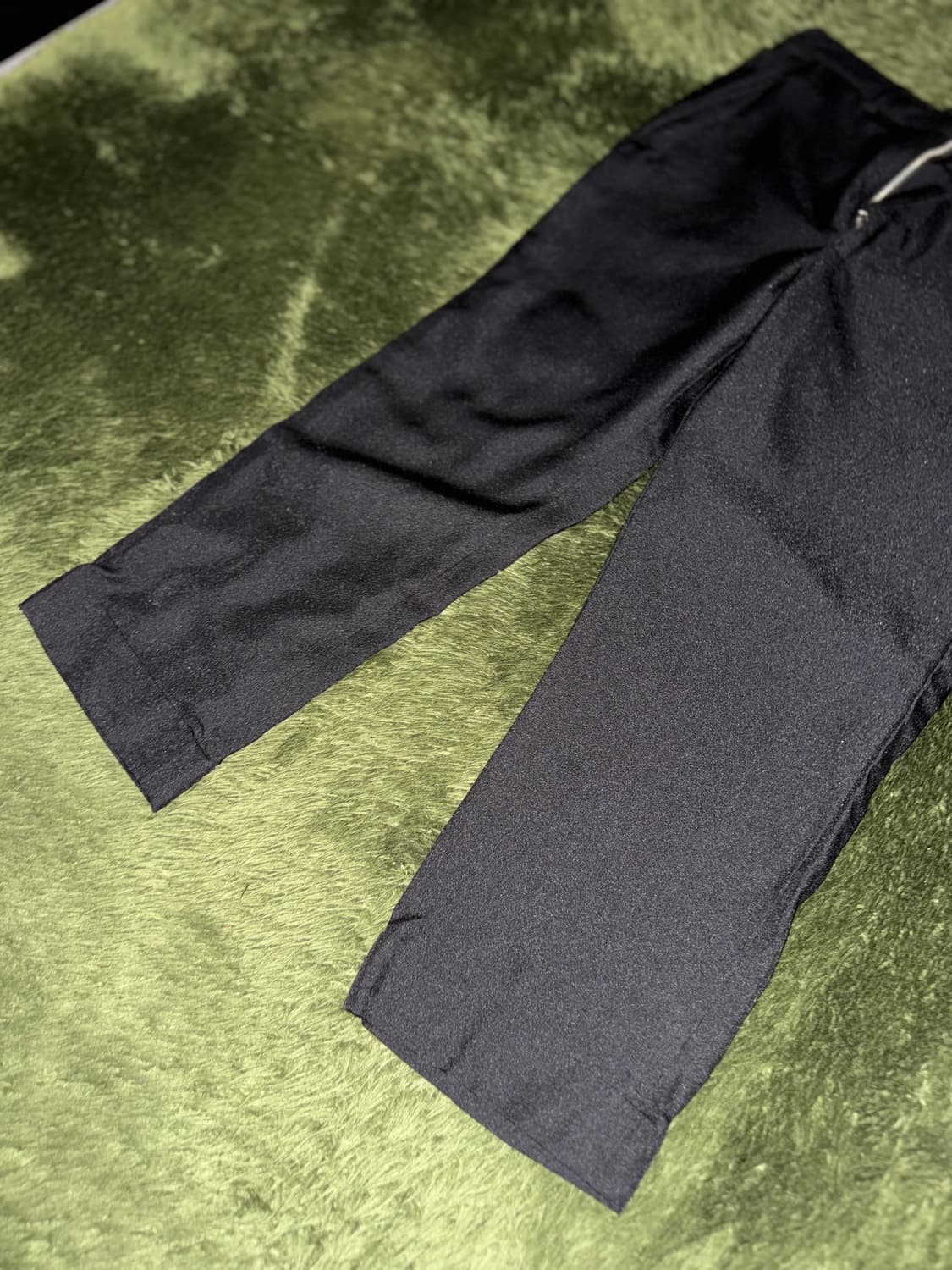 [XS] 꼼데가르송 블랙 16ss 폴리 크롭 팬츠 상품이미지5