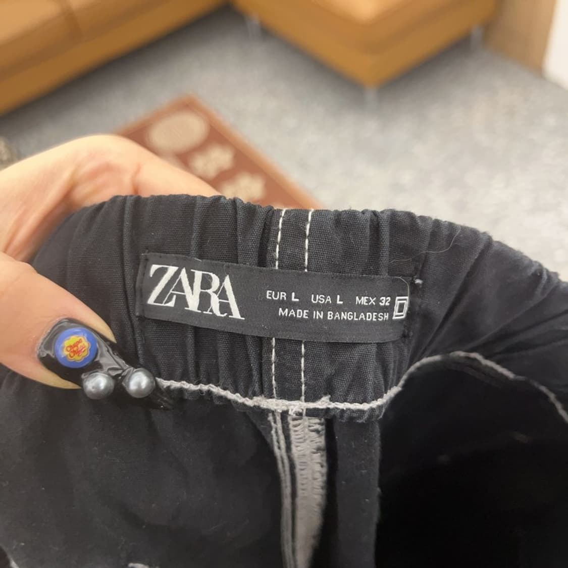 자라 빈티지 스트릿힙합 스티치 디테일 카고팬츠 L C08831 상품이미지5