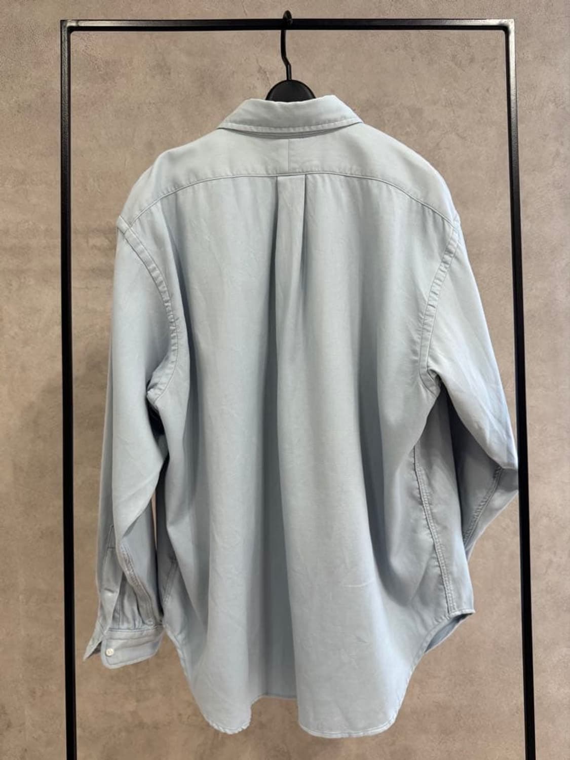 [2] 25SS 아프레쎄 더블위브 트윌 레귤러 칼라 셔츠 라이트그레이 상품이미지2