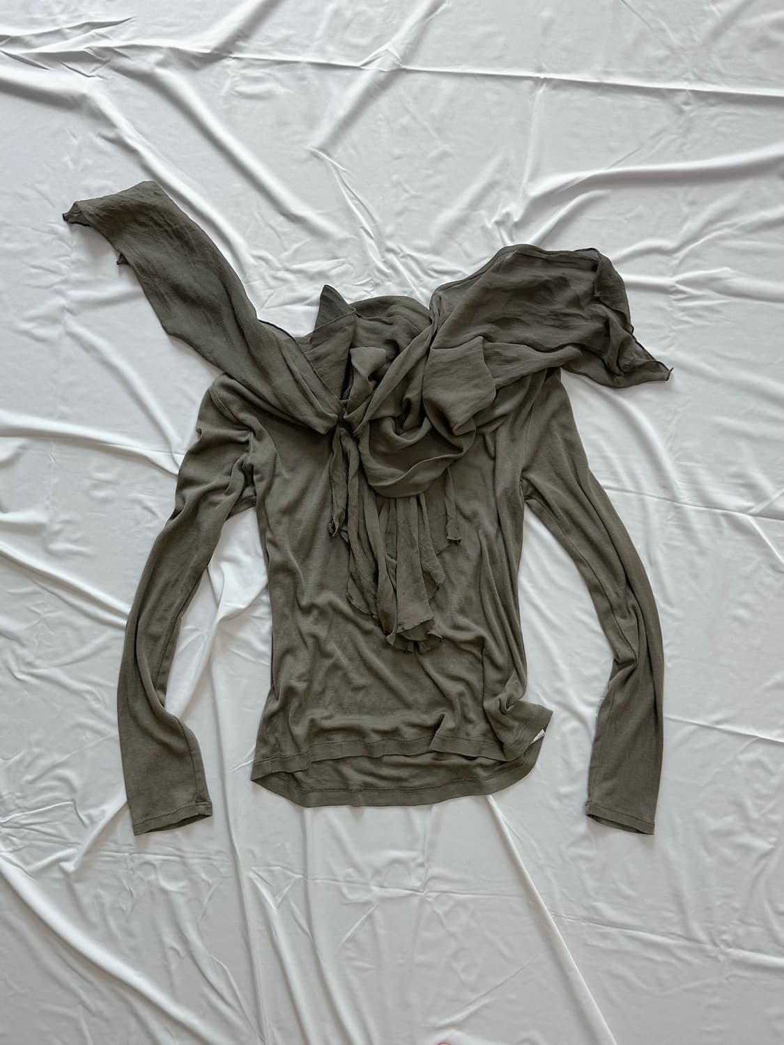 Dama Scarf-neck long sleeve 상품이미지2