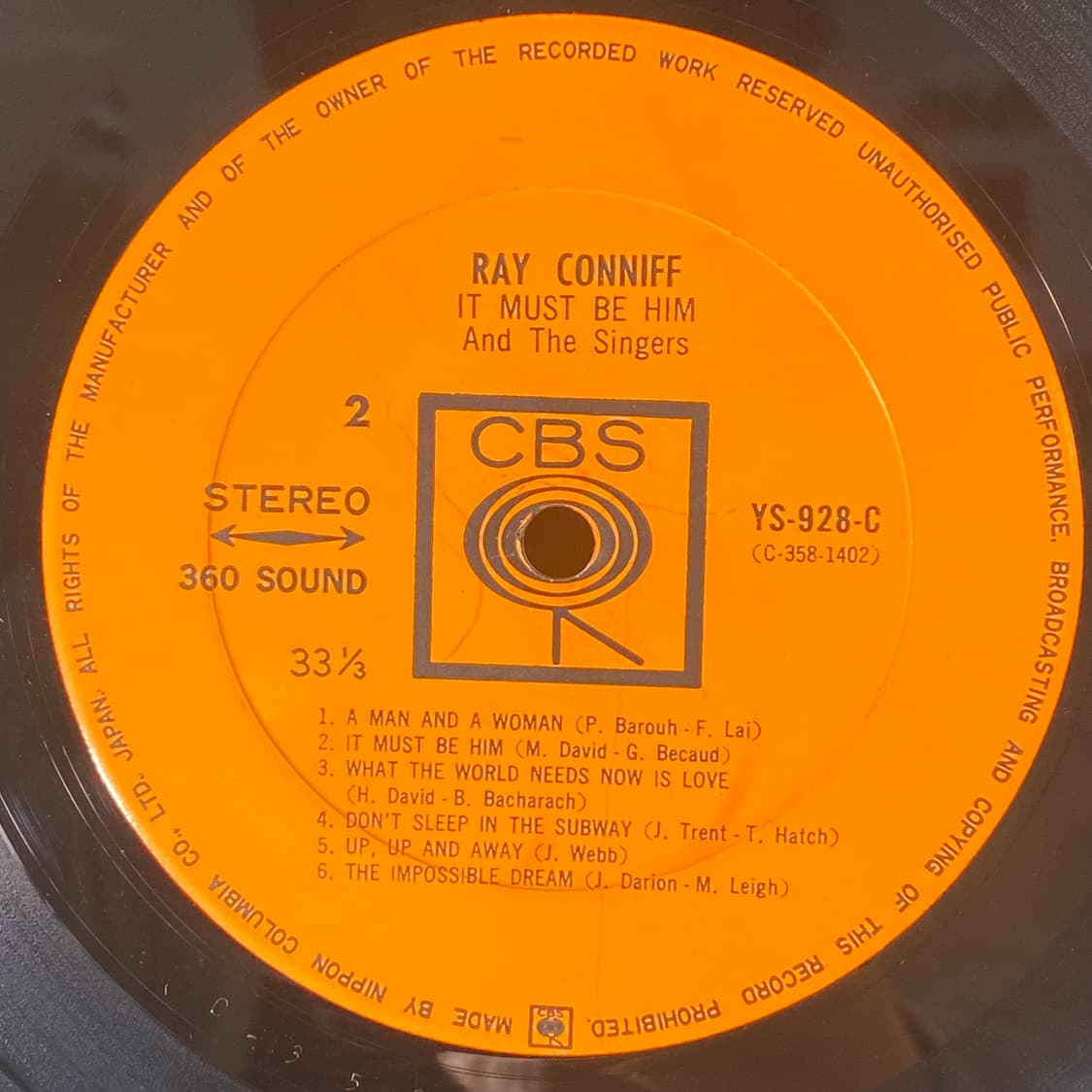 (중고LP-이지리스닝) Ray Conniff And The Singers 상품이미지5