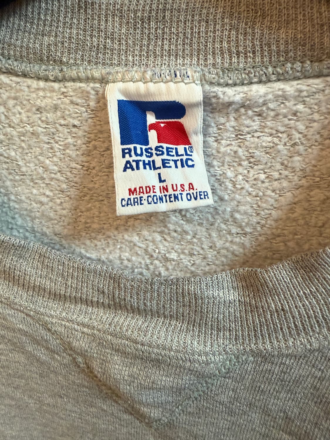 90s 러셀 made in usa 그레이 맨투맨[L] 상품이미지2