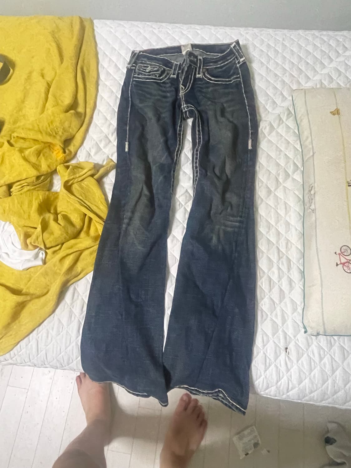 트루릴리전 트루진 28사이즈 청바지 플레어진 부츠컷  상품이미지1