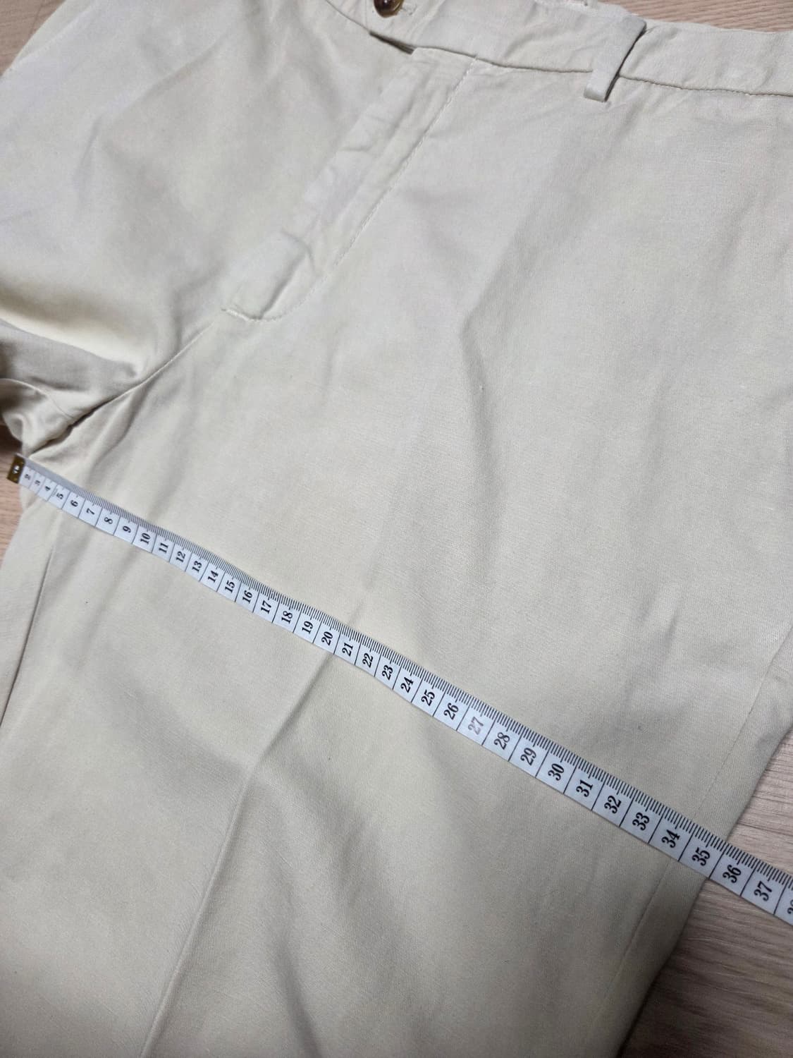 LORO PIANA 로로피아나 아이보리 슬랙스 면바지 치노 오피서 상품이미지9
