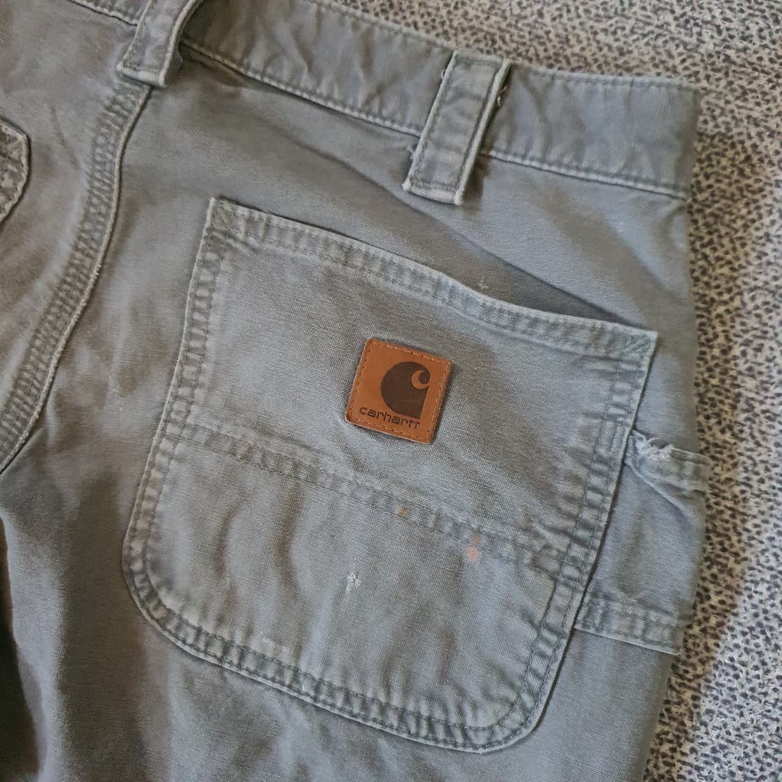 칼하트 B151 FAT 캔버스 워크 던가리 팬츠 no.94 상품이미지9