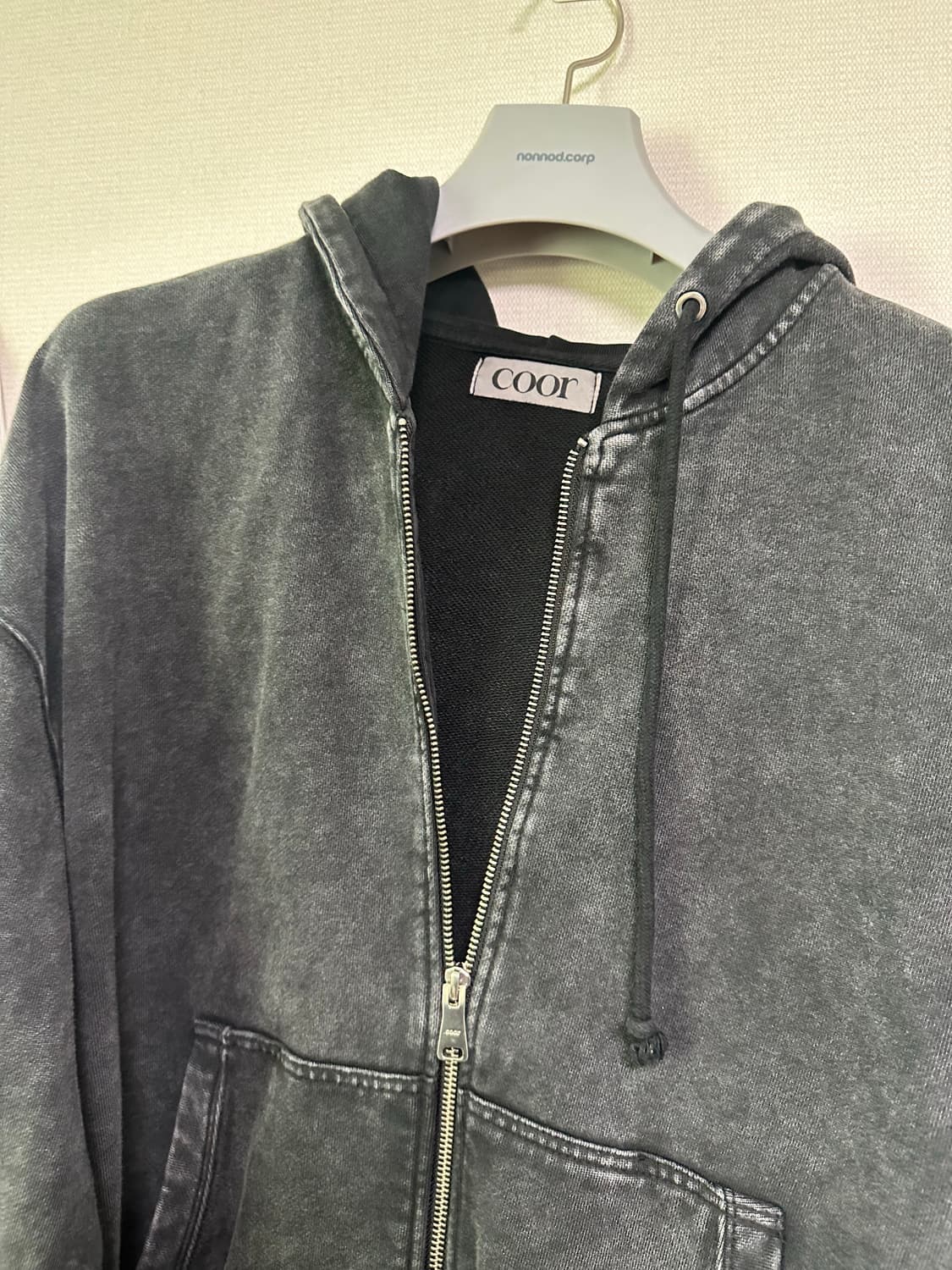 쿠어 데님 후드집업 L 상품이미지1