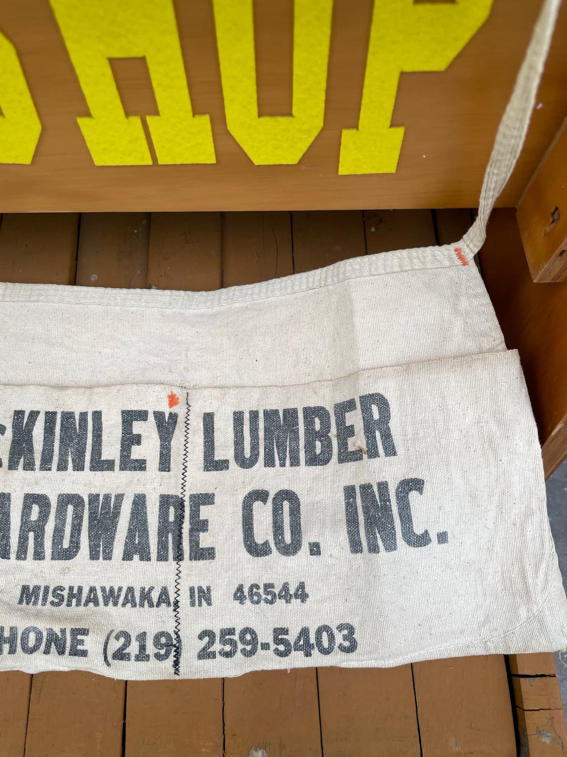 Vintage USA McKinley Lumber Apron 상품이미지9