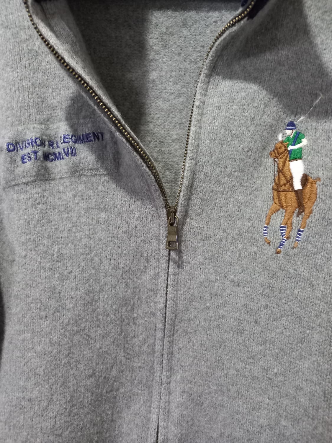 폴로 POLO 빅포니 여자 니트집업 100~105 상품이미지3