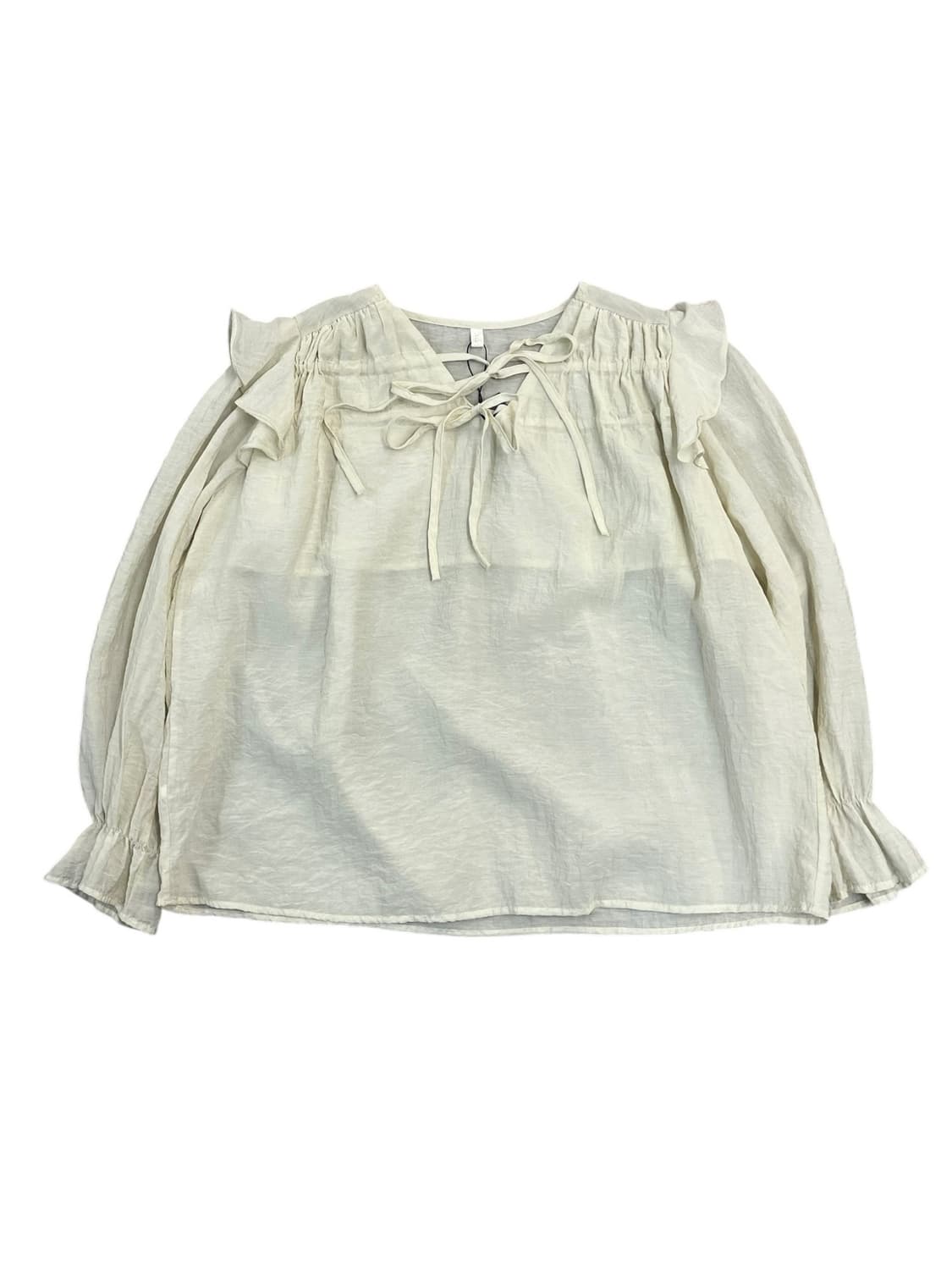 빈티지 프릴 블라우스 베이지 #csz3748 상품이미지3