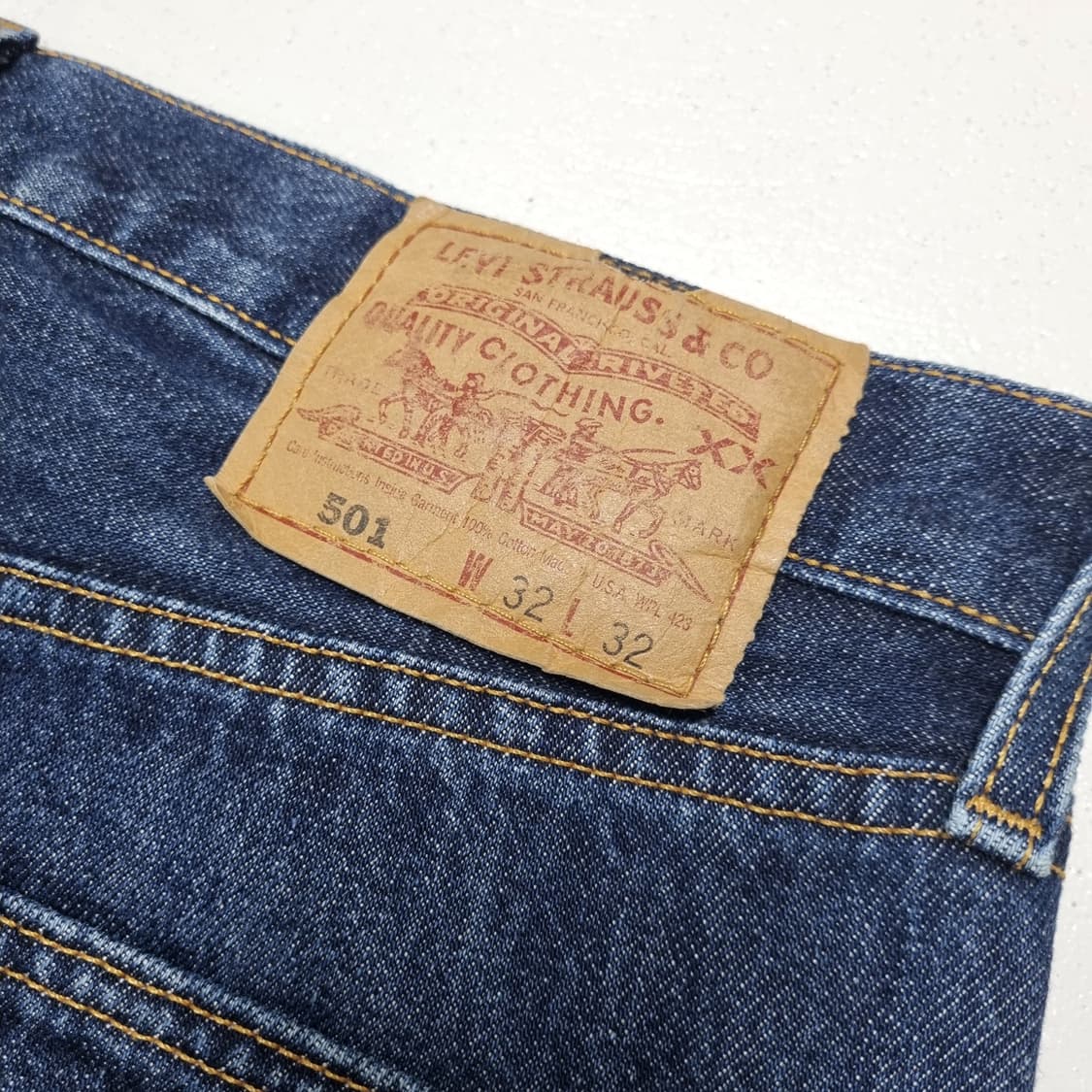 90S LEVIS 501 데님 - 32 상품이미지7