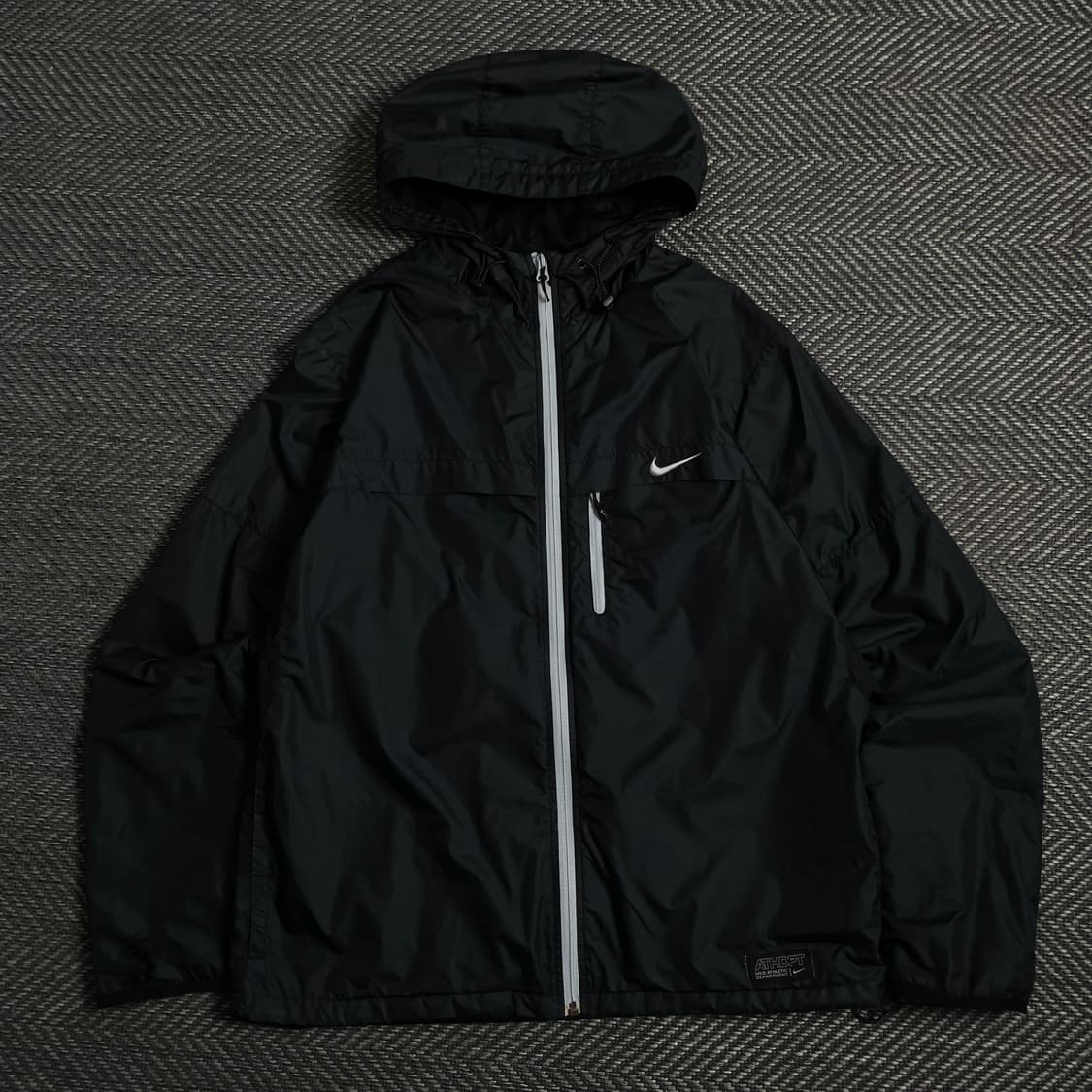 00s 나이키 올드스쿨 스우시 블랙 바람막이y 4483 상품이미지2
