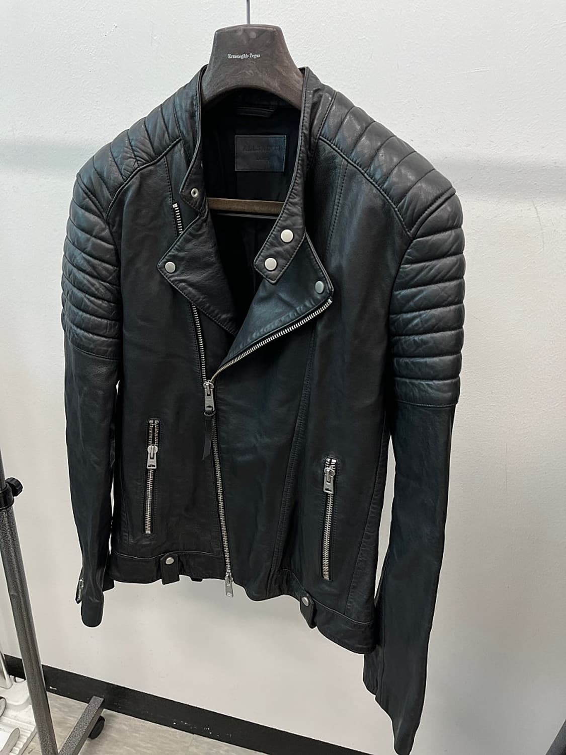 100-105) 올세인츠 바이커 가죽자켓  상품이미지4