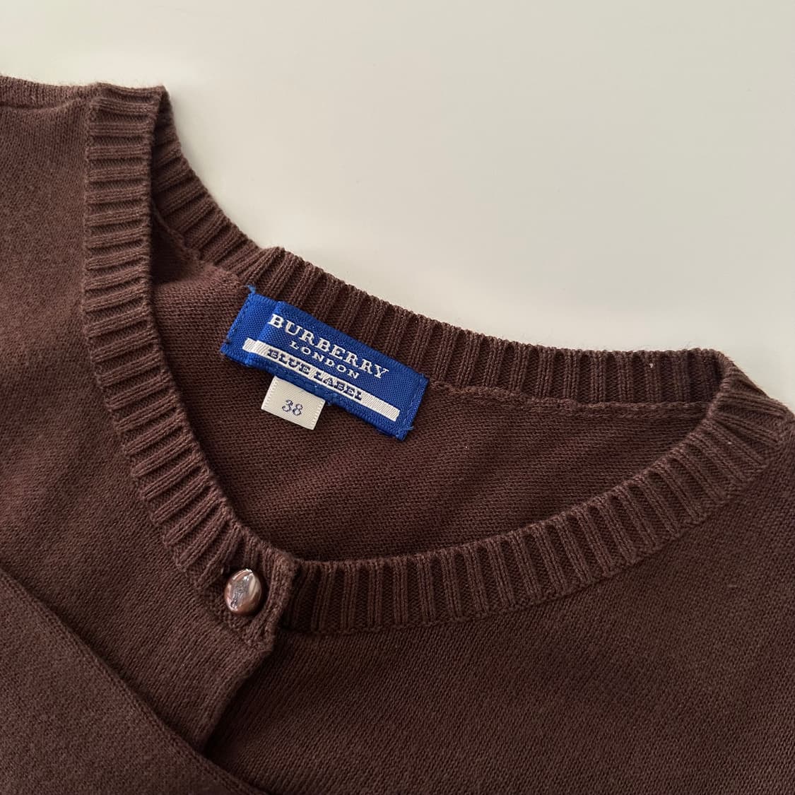 버버리 블루라벨 burberry 로고 칠부 가디건 상품이미지5