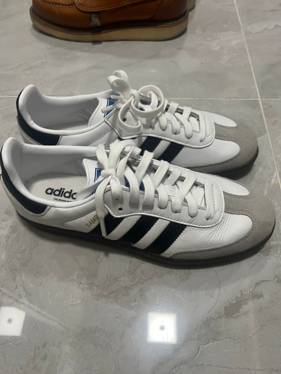 삼바OG-화이트 블랙/b75806  사이즈 255 상품이미지2