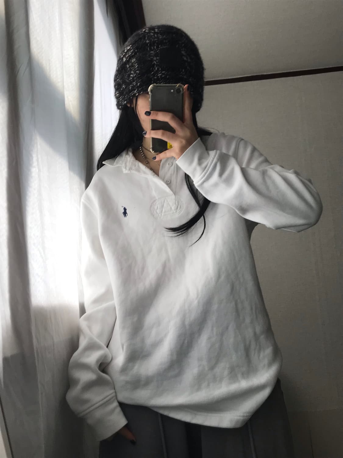 폴로 화이트 럭비티셔츠 상품이미지4