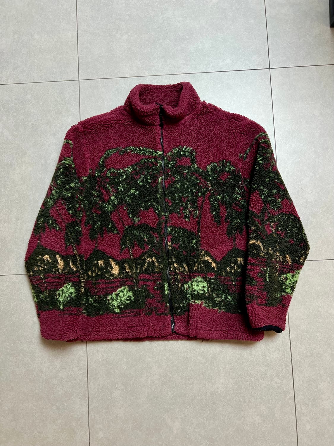 스투시 하와이안 플리스 자켓 L 상품이미지1