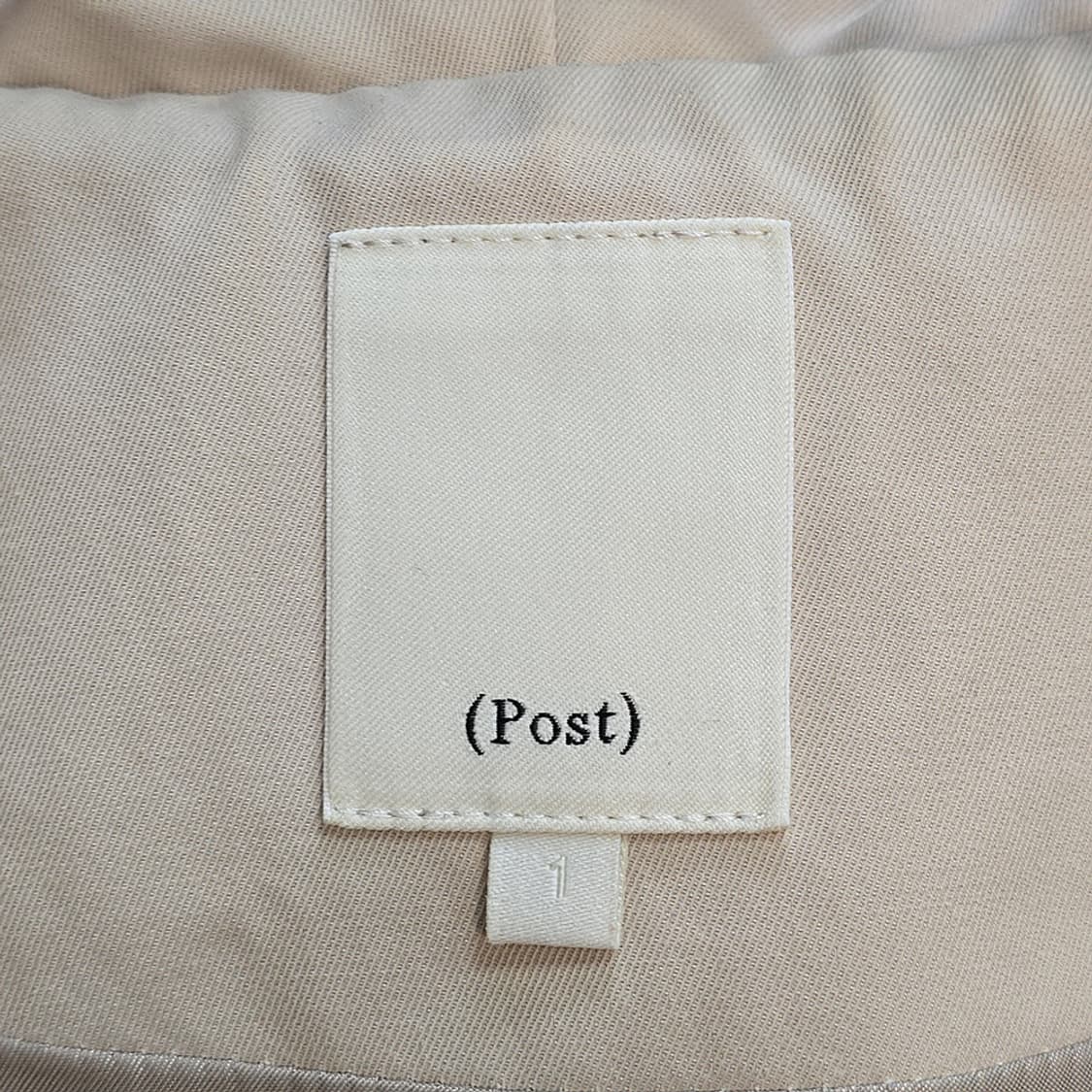 포스트(Post) 벨티드 트렌치코트 베이지 55 상품이미지5