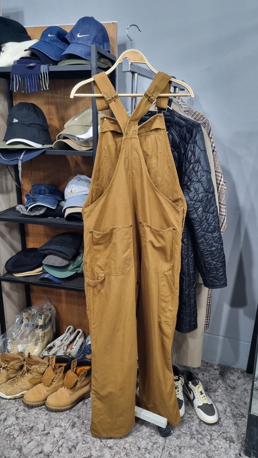 (벤 데이비스) 카멜색 멜빵바지(오버롤) 일본판 L 컨디션10/9 상품이미지3