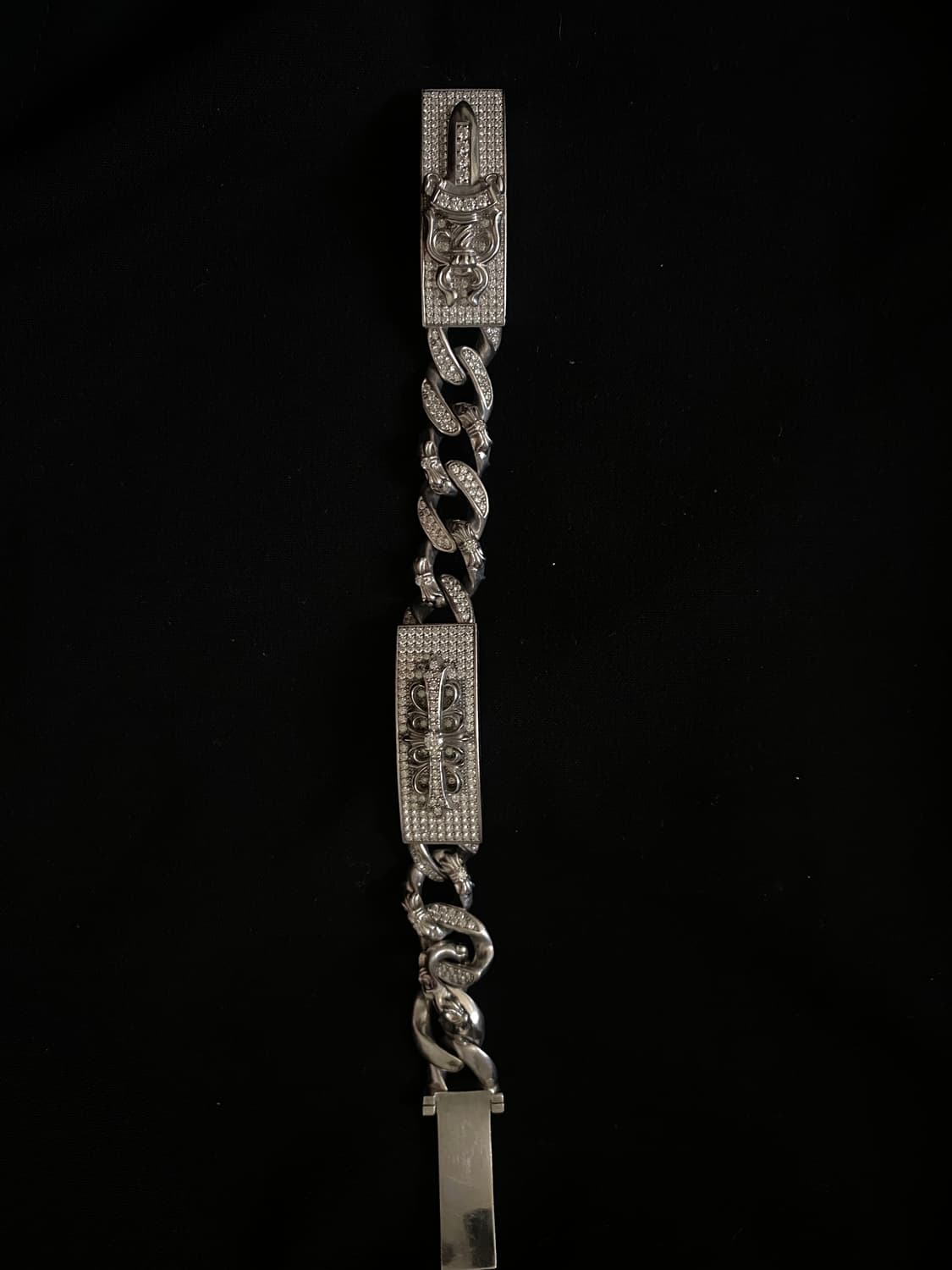 크롬하츠 모이사 풀 파베 대거ID팔찌 상품이미지2