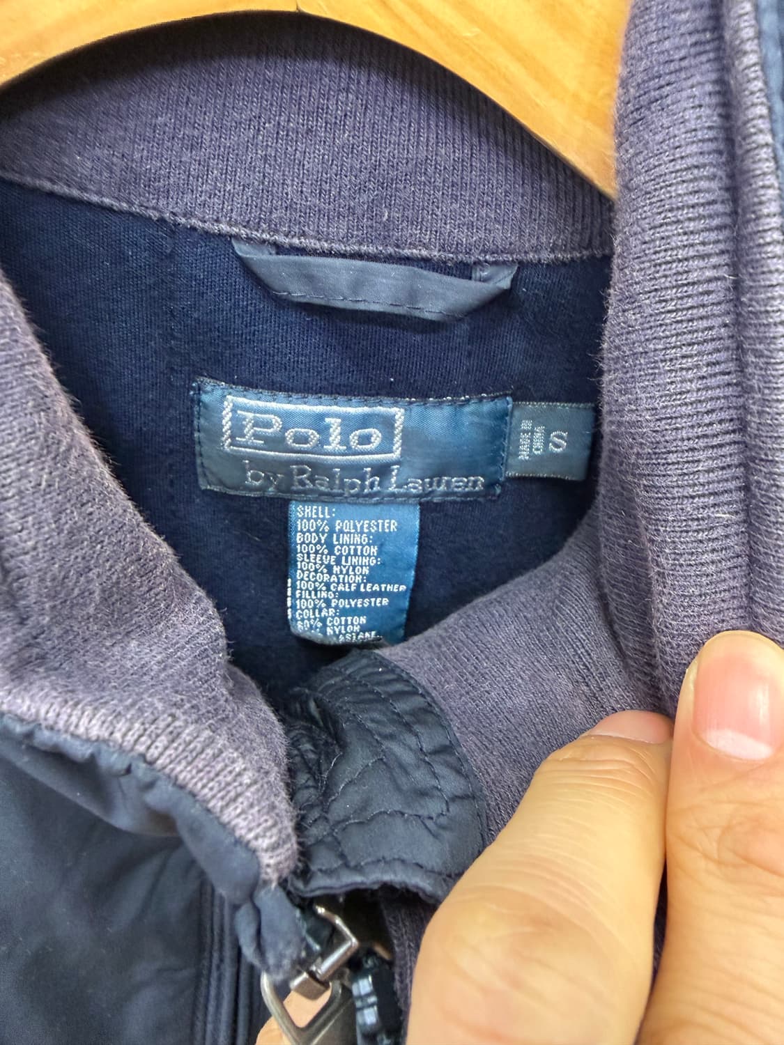 정품) 폴로랄프로렌 네이비 바람막이 자켓 S 상품이미지7