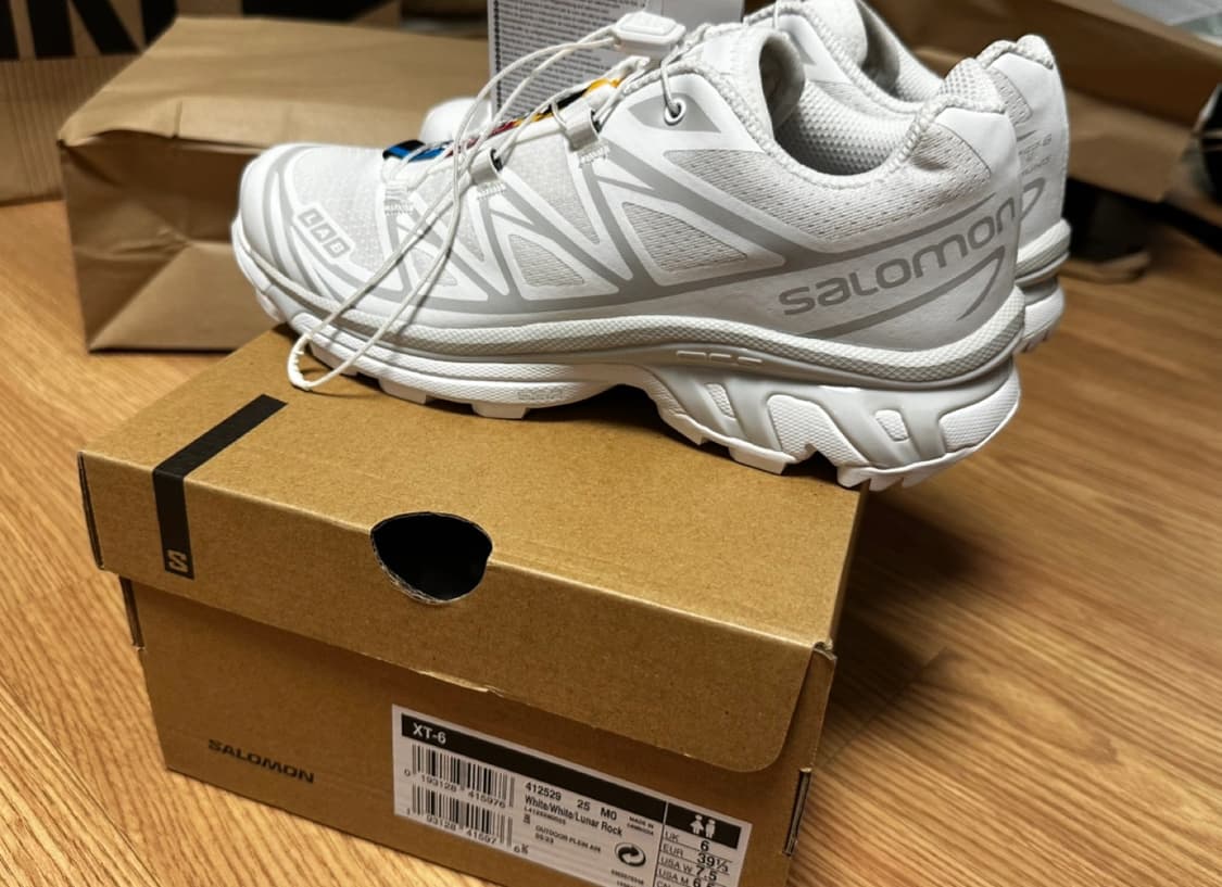 살로몬 XT-6 ADV 화이트 245사이즈 새상품 상품이미지3