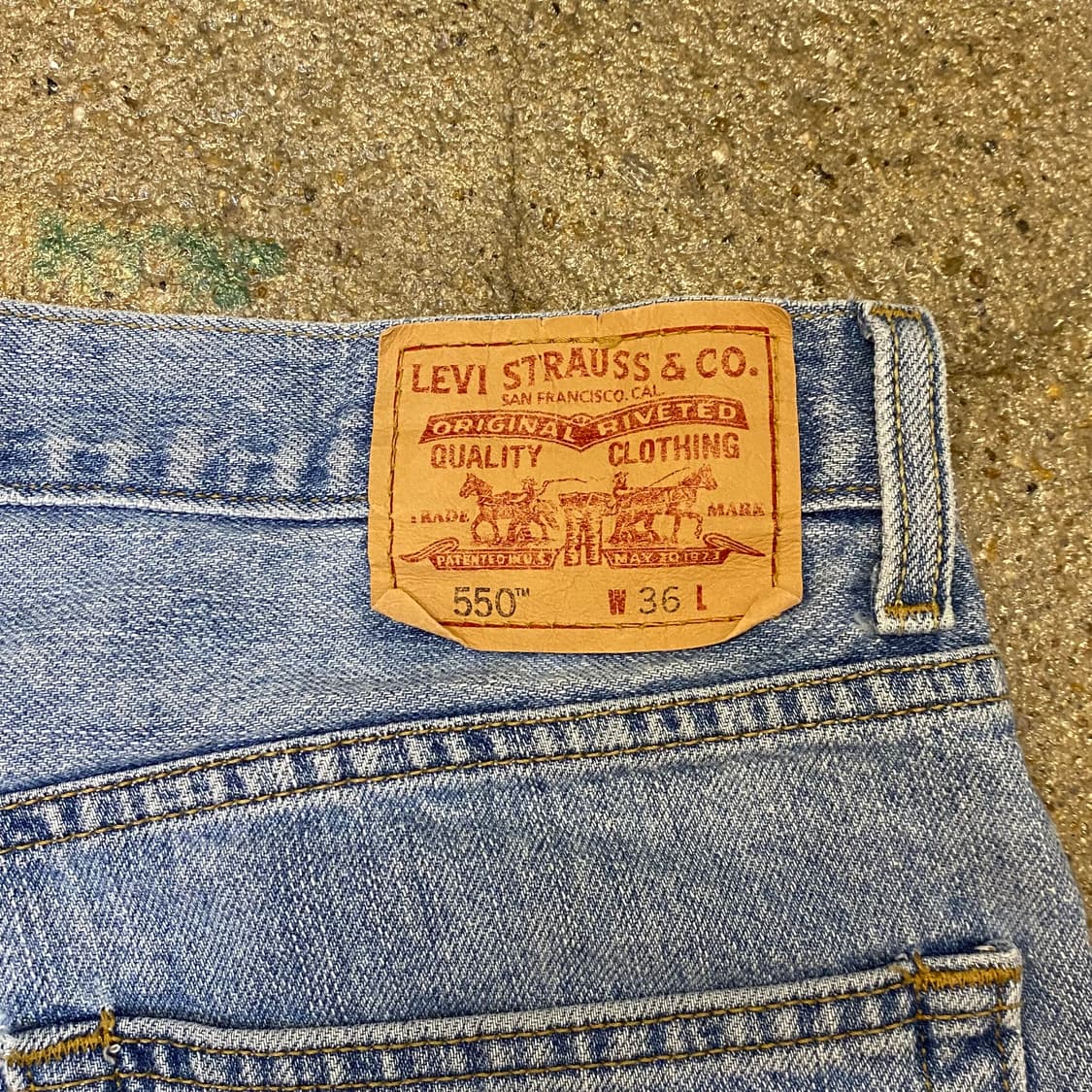 미국 빈티지 리바이스 505 연청바지 36size 상품이미지7