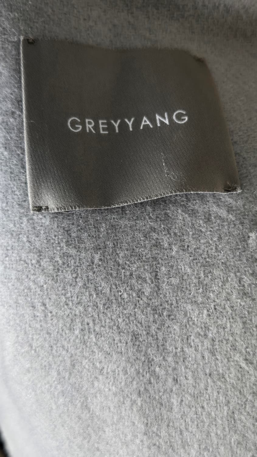 그레이양 컬러블록 울코트 상품이미지9