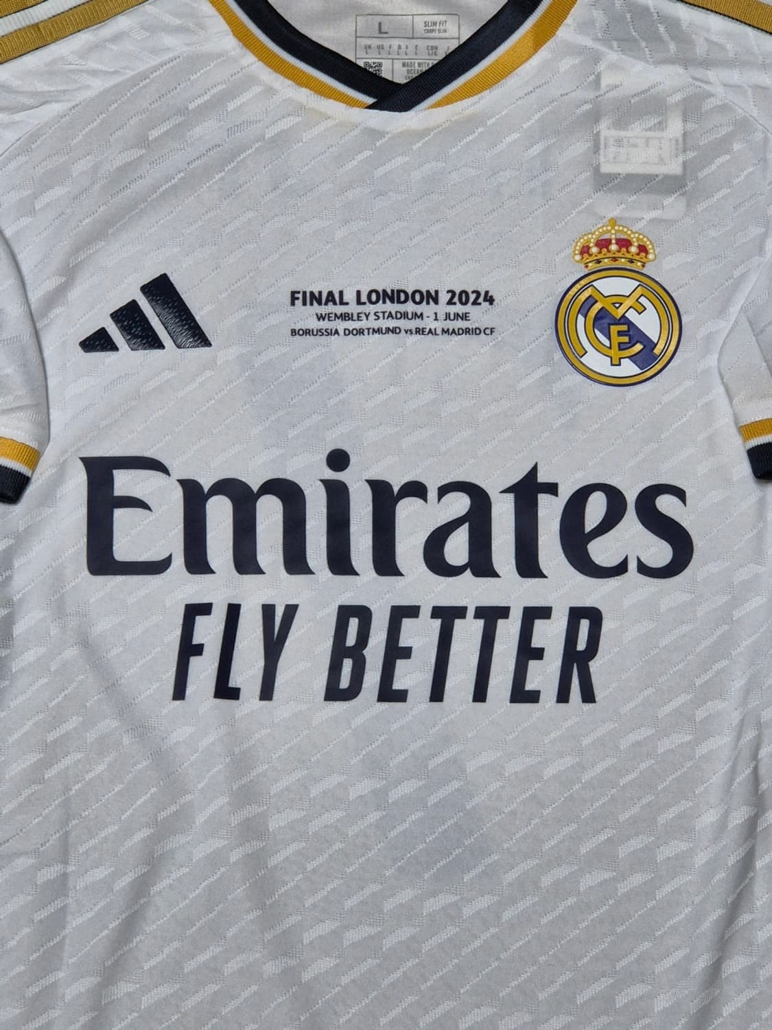 23-24 레알마드리드 모드리치 홈 유니폼 L 챔스파이널패치 상품이미지3