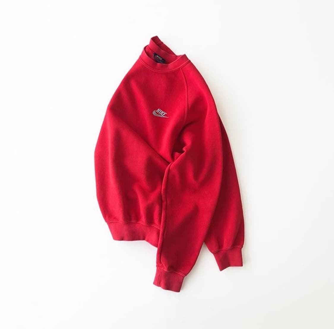 나이키 nike 레드 빈티지 맨투맨. 스웻셔츠 상품이미지3