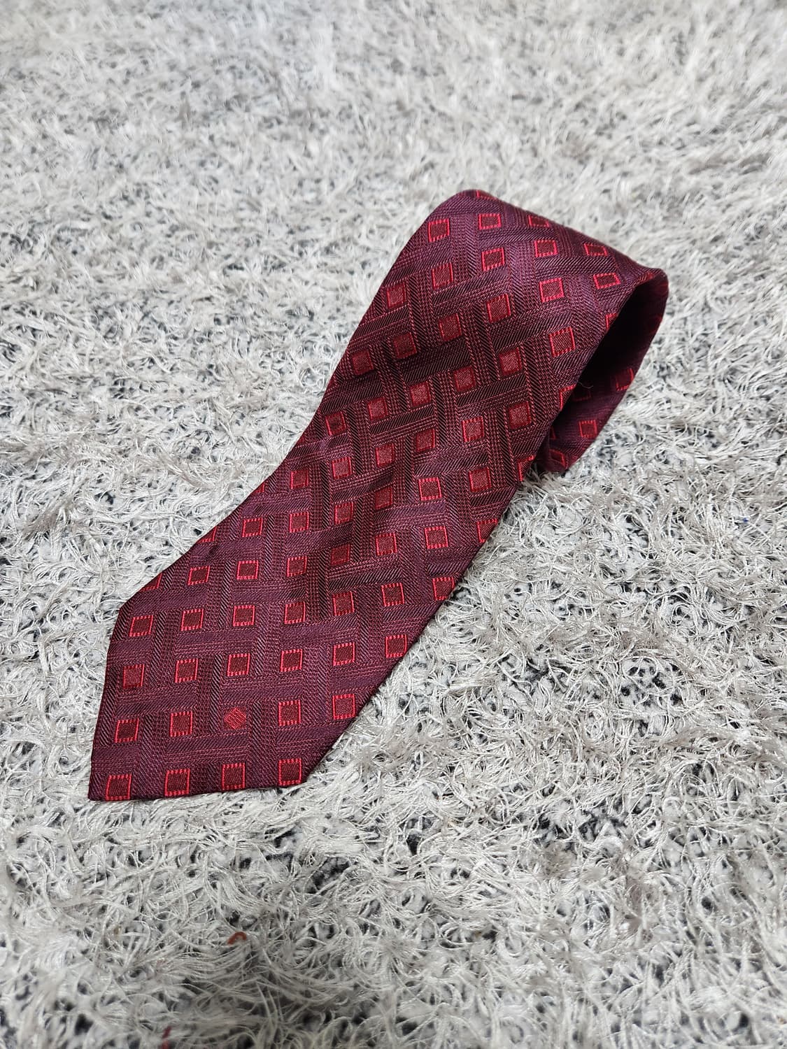 지방시Givenchy 레드 패턴 넥타이 Free - N1 상품이미지1