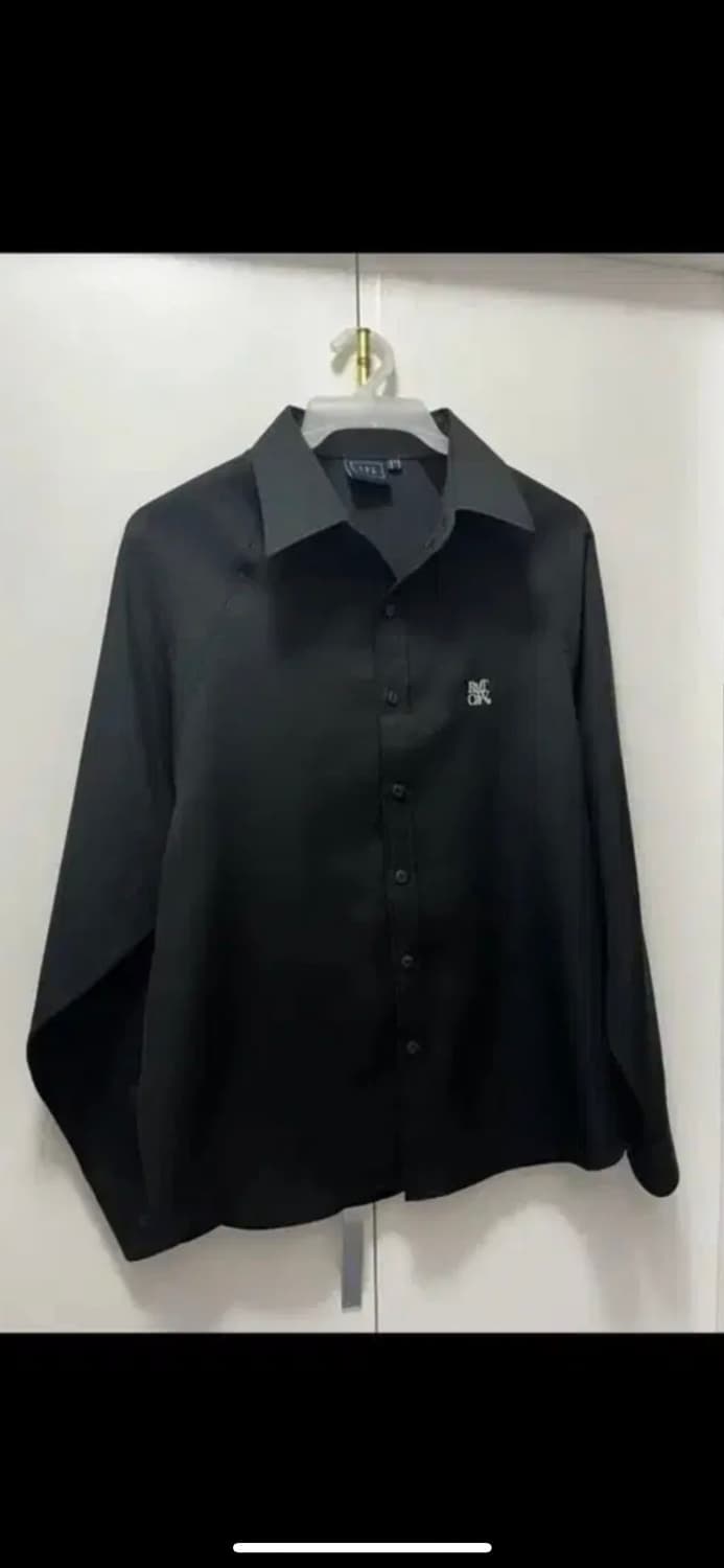 로맨틱크라운 검정 셔츠 S 상품이미지1