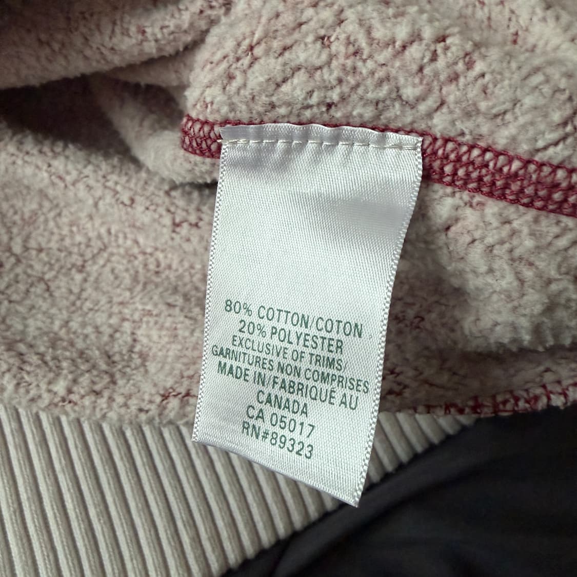 [Vintage] 빈티지 캐나다 후드집업 레드버건디 상품이미지6